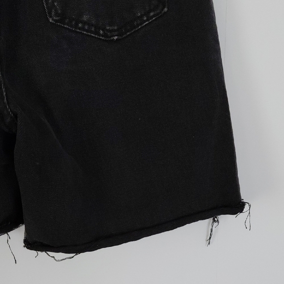 Classic Black Denim Shorts - Picture 5 of 16